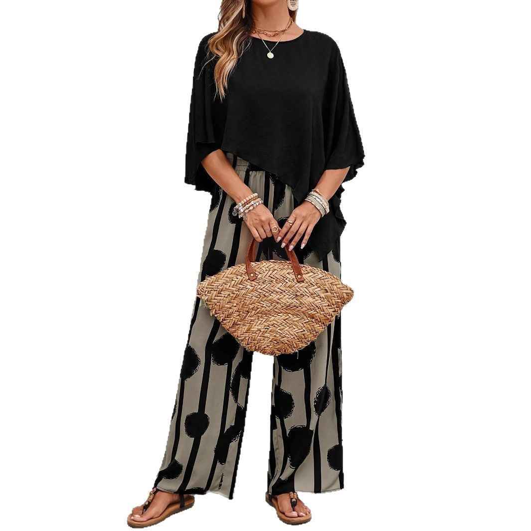 Leichte lange Hosen-Set für den Sommer