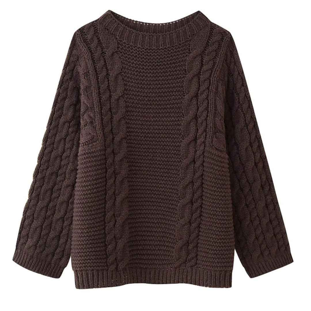 ELLIE™ lässiger Strickpullover mit lockerer Passform — müheloser Stil für Herbst und Winter