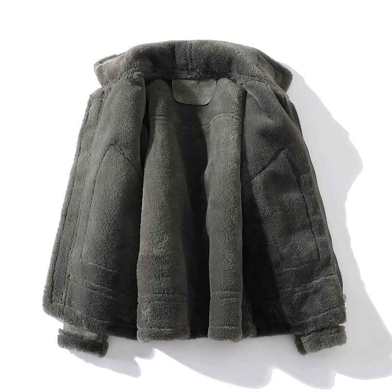 Motorradjacke aus Shearling für einen modischen und warmen Look