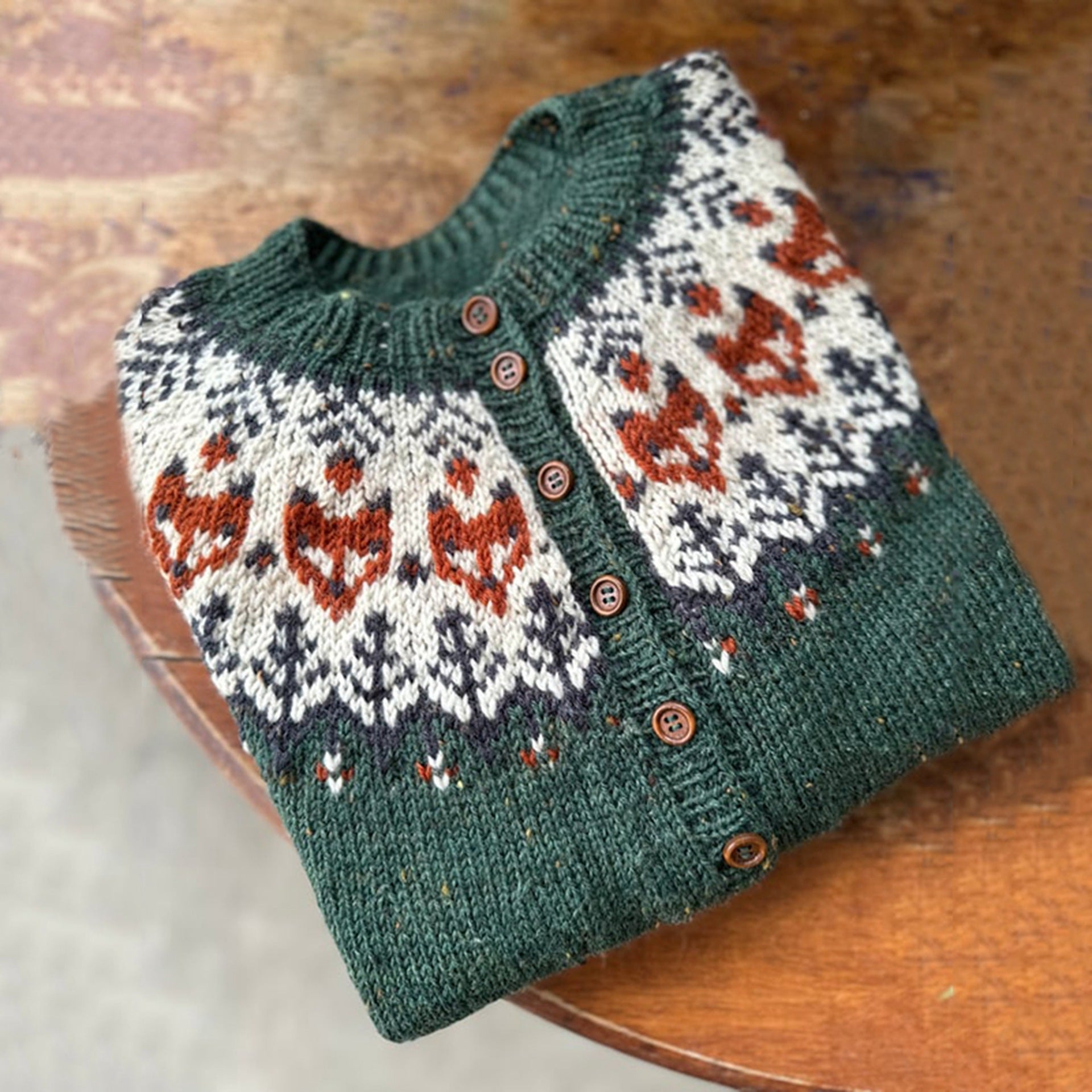 Cardigan im ethnisch inspirierten Stil Damen