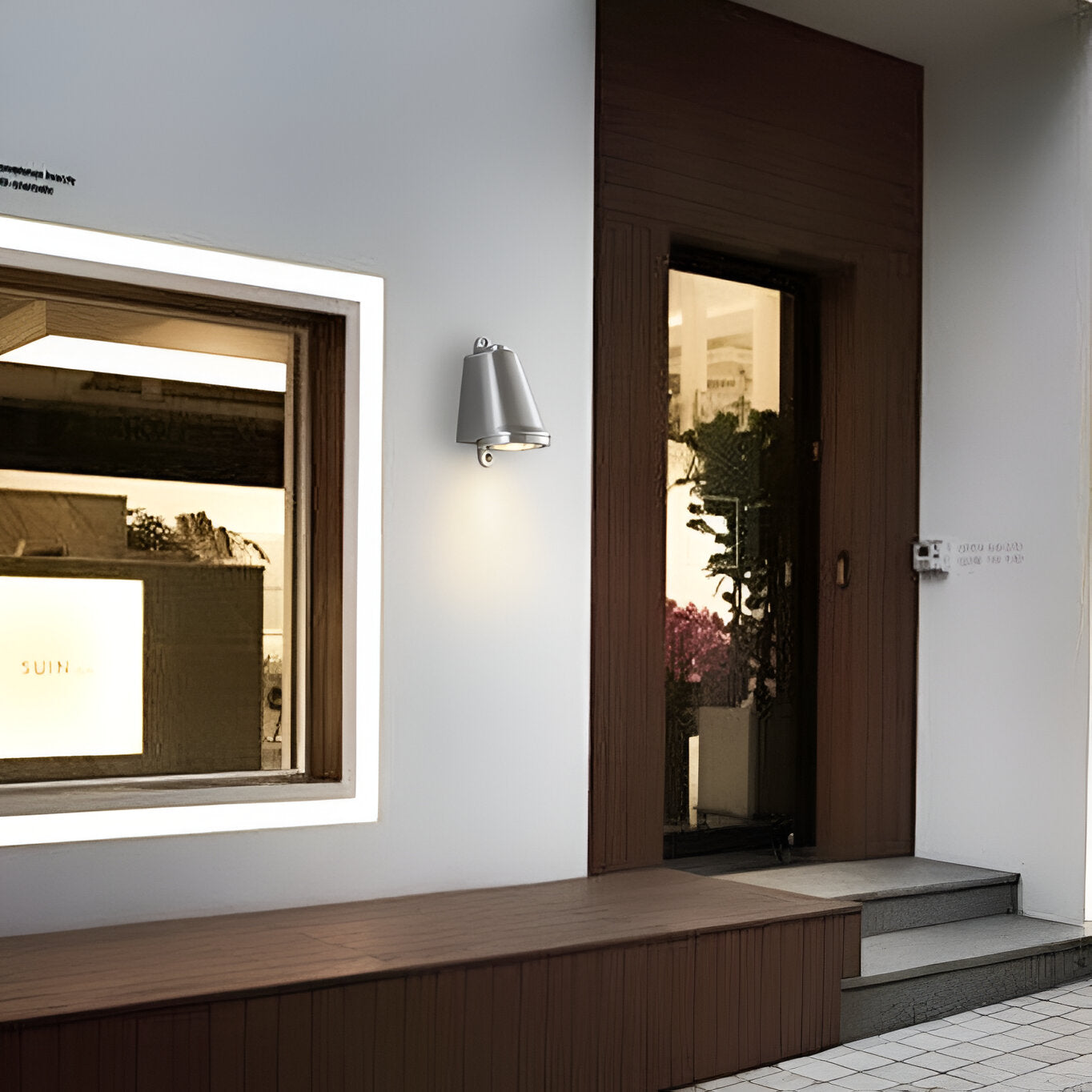 Aureva - Elegante Minimalistische LED-Wandleuchte für Außenbereich