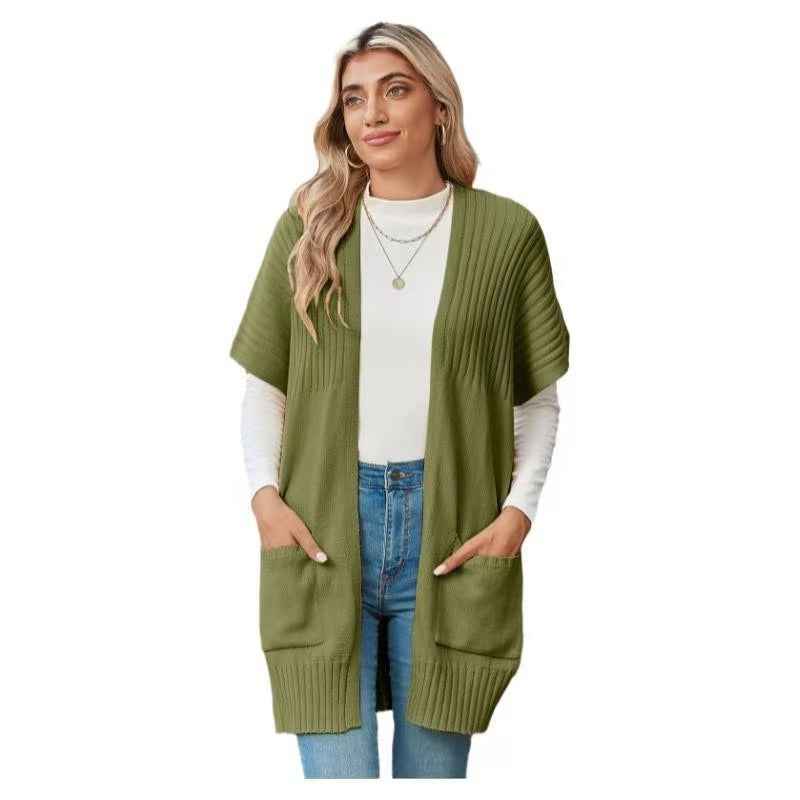 CASSAVA™ leichte Strickjacke mit offener Front – müheloser Alltags-Layer
