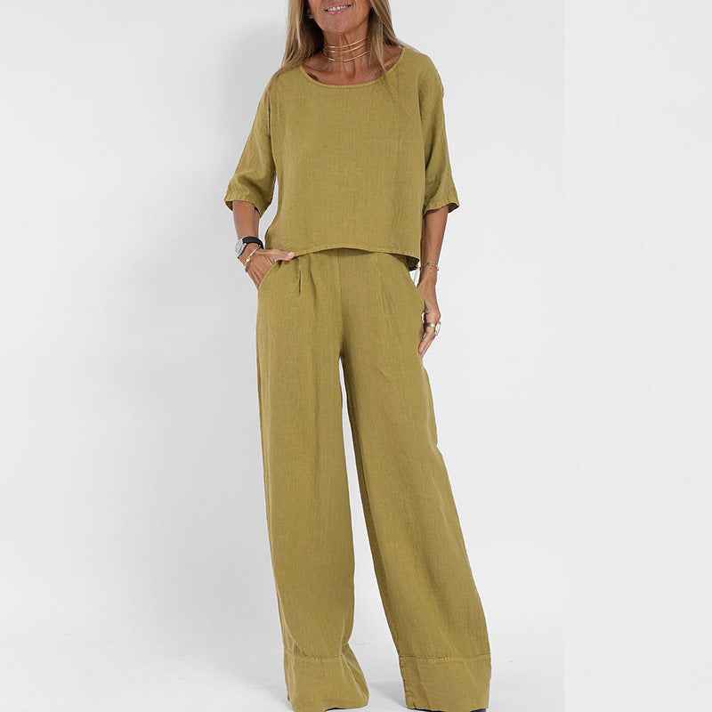 Mary | Bequemes Koordiniertes Set für Damen mit weitem Schnitt