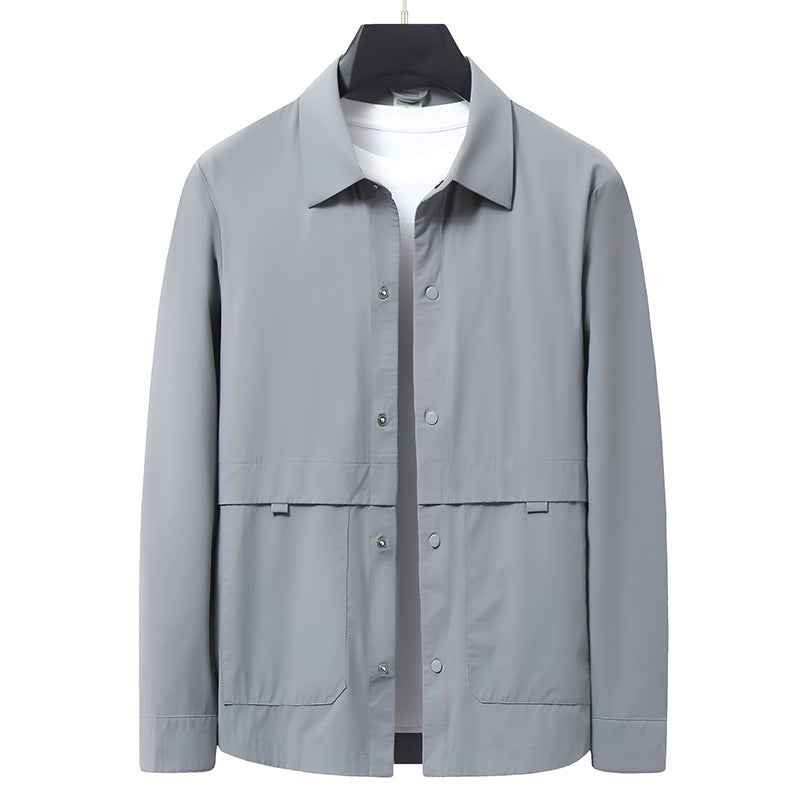 Ascot Shell Windbreaker – Leichte, Wasserdichte und Stilvolle Außenjacke