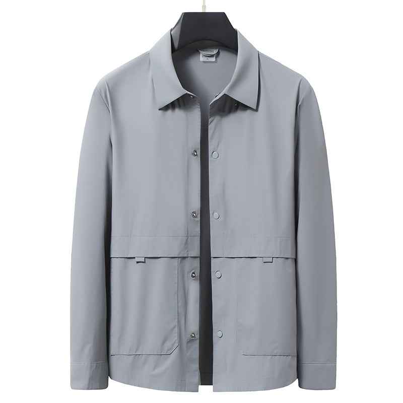 Ascot Shell Windbreaker – Leichte, Wasserdichte und Stilvolle Außenjacke