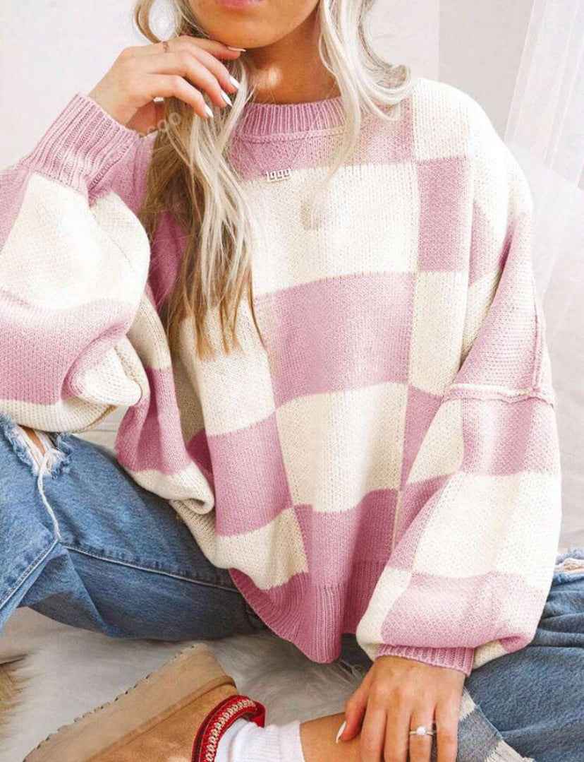 PILDA™ Kuschelig-lässiger Langarm-Pullover in lockerer Passform