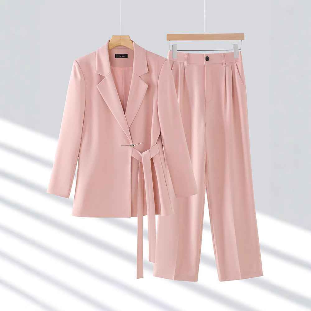 Gabriella Couture | Elegantes Damen-Anzug-Set mit stilvollem langen Blazer
