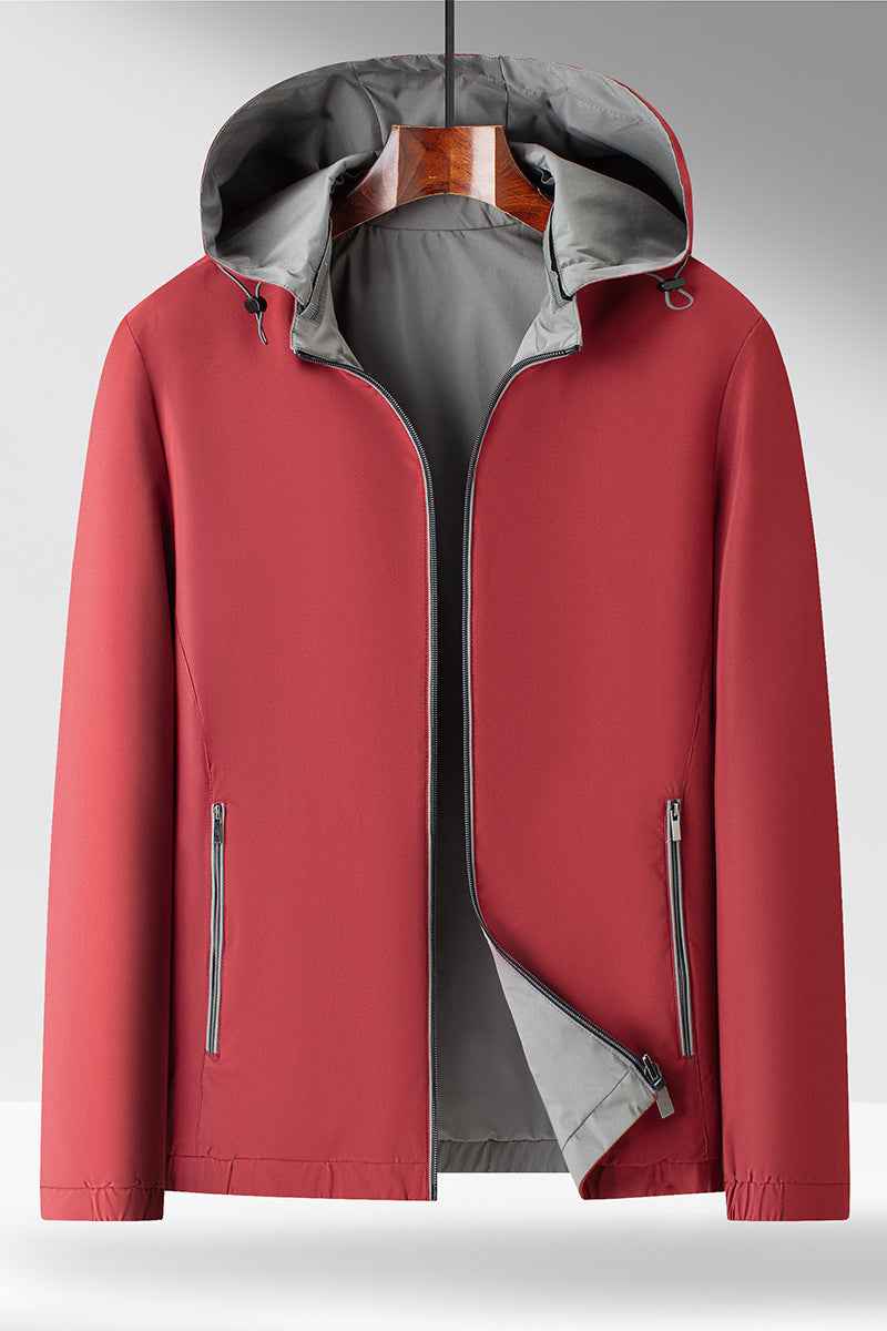 Belmonte Herren Winddichter und Wasserabweisender leichter Windbreaker