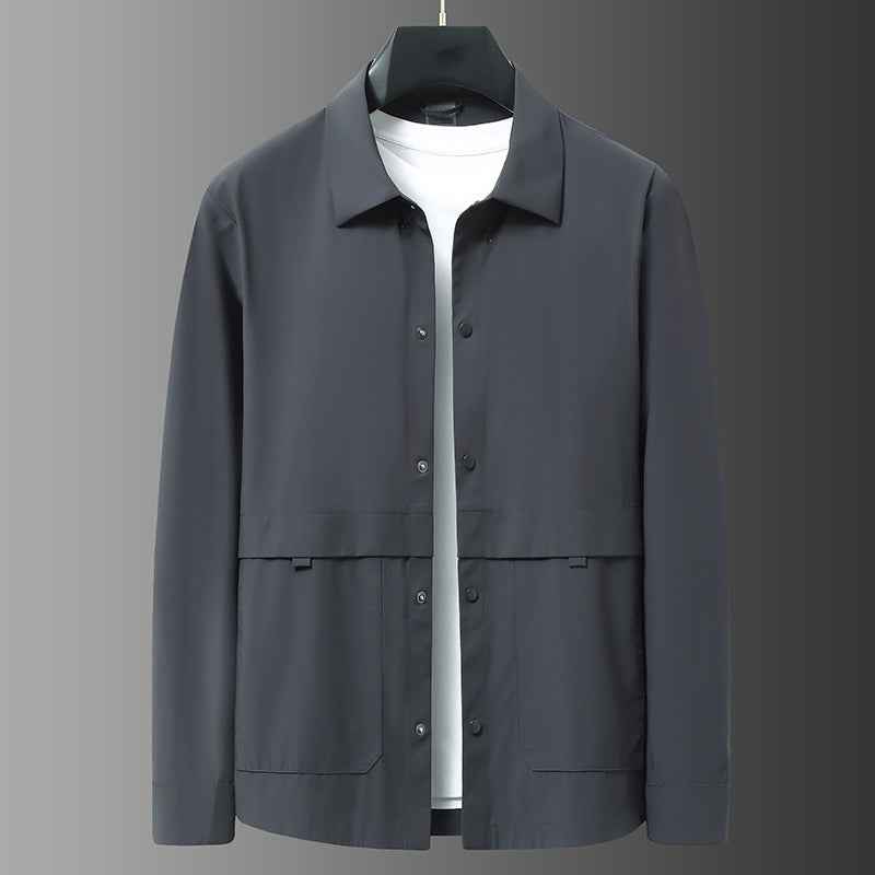 Ascot Shell Windbreaker – Leichte, Wasserdichte und Stilvolle Außenjacke
