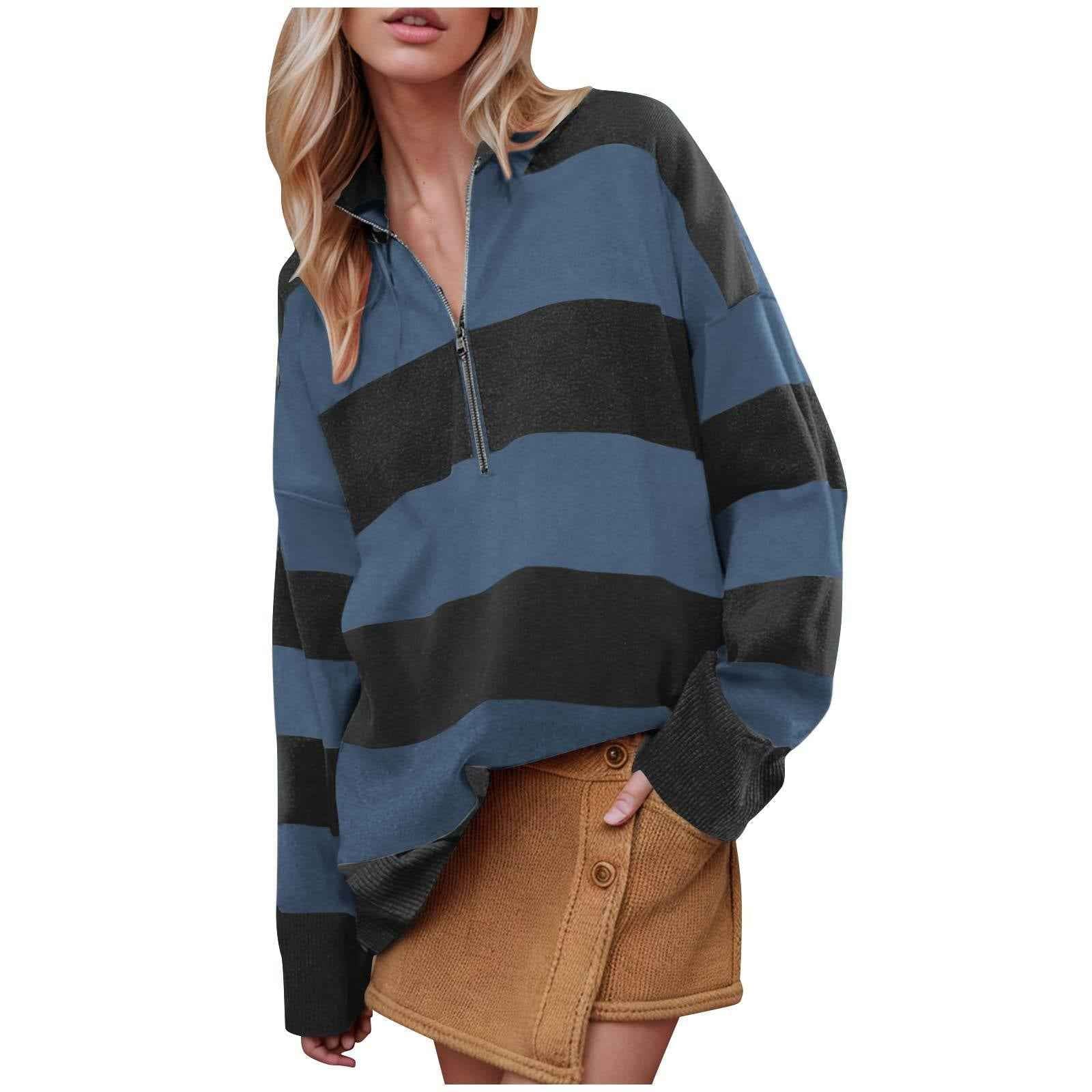 CAMILLA™ Gemütlicher Langarm-Pullover mit Halb-Reißverschluss