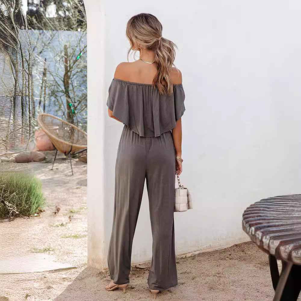 Legeres Damen-Einteiler mit Schulter – Stilvoll und bequem