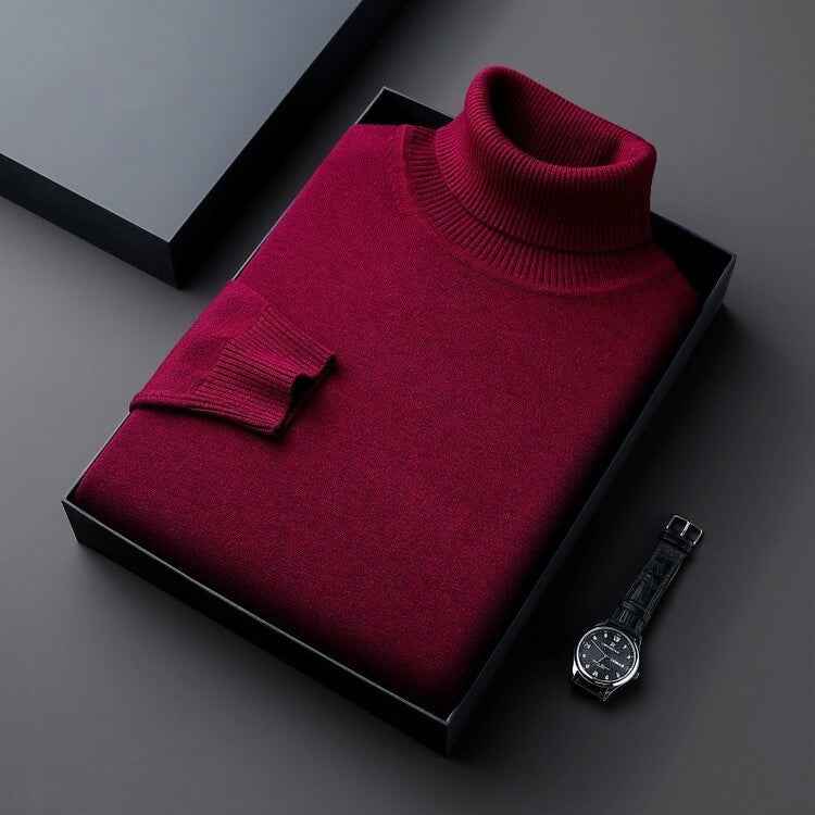 Felix - Eleganter Klassischer Rollkragenpullover