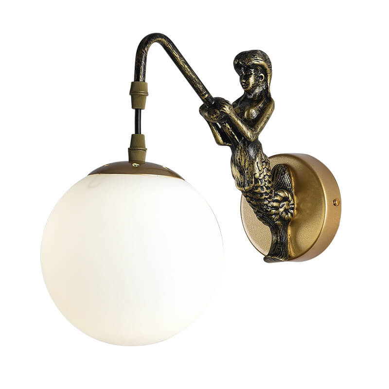 Rustikale Orb-Wandlampe - Vintage-Design Wandleuchte
