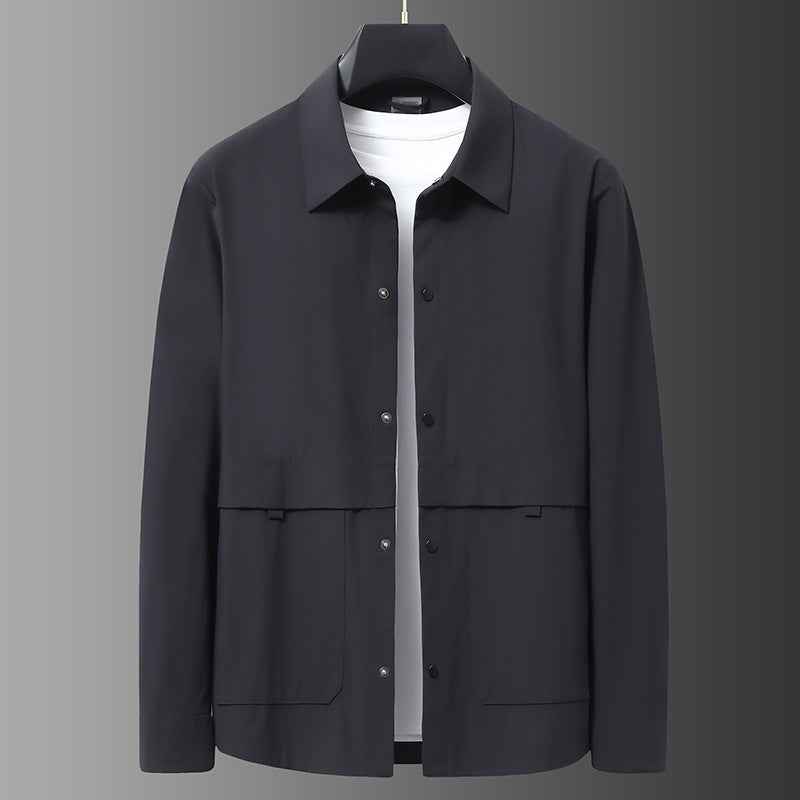 Ascot Shell Windbreaker – Leichte, Wasserdichte und Stilvolle Außenjacke