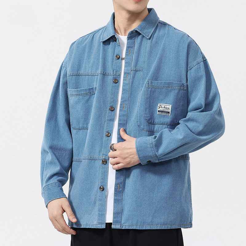 Larson Hemd aus Denim im klassischen und modernen Stil