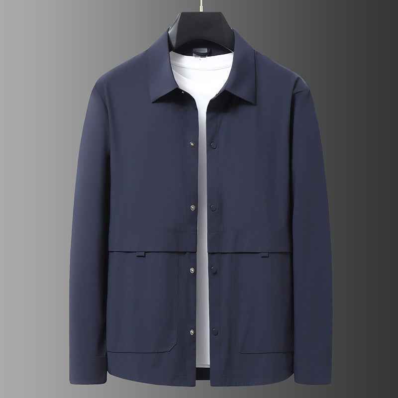 Ascot Shell Windbreaker – Leichte, Wasserdichte und Stilvolle Außenjacke