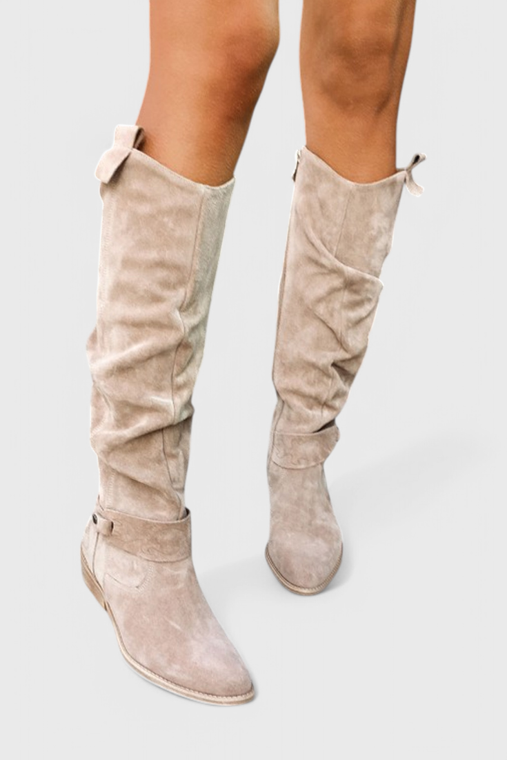 Celine Retro-inspirierte Stylische Hochstiefel für einen schicken Look