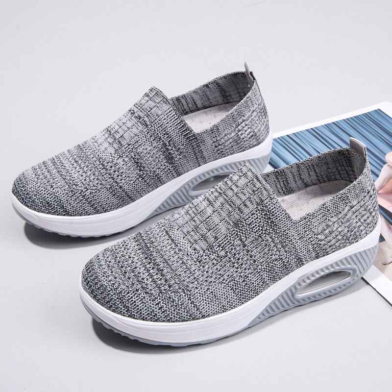 Damen atmungsaktive Slip-On-Sneaker für ganztägigen Komfort