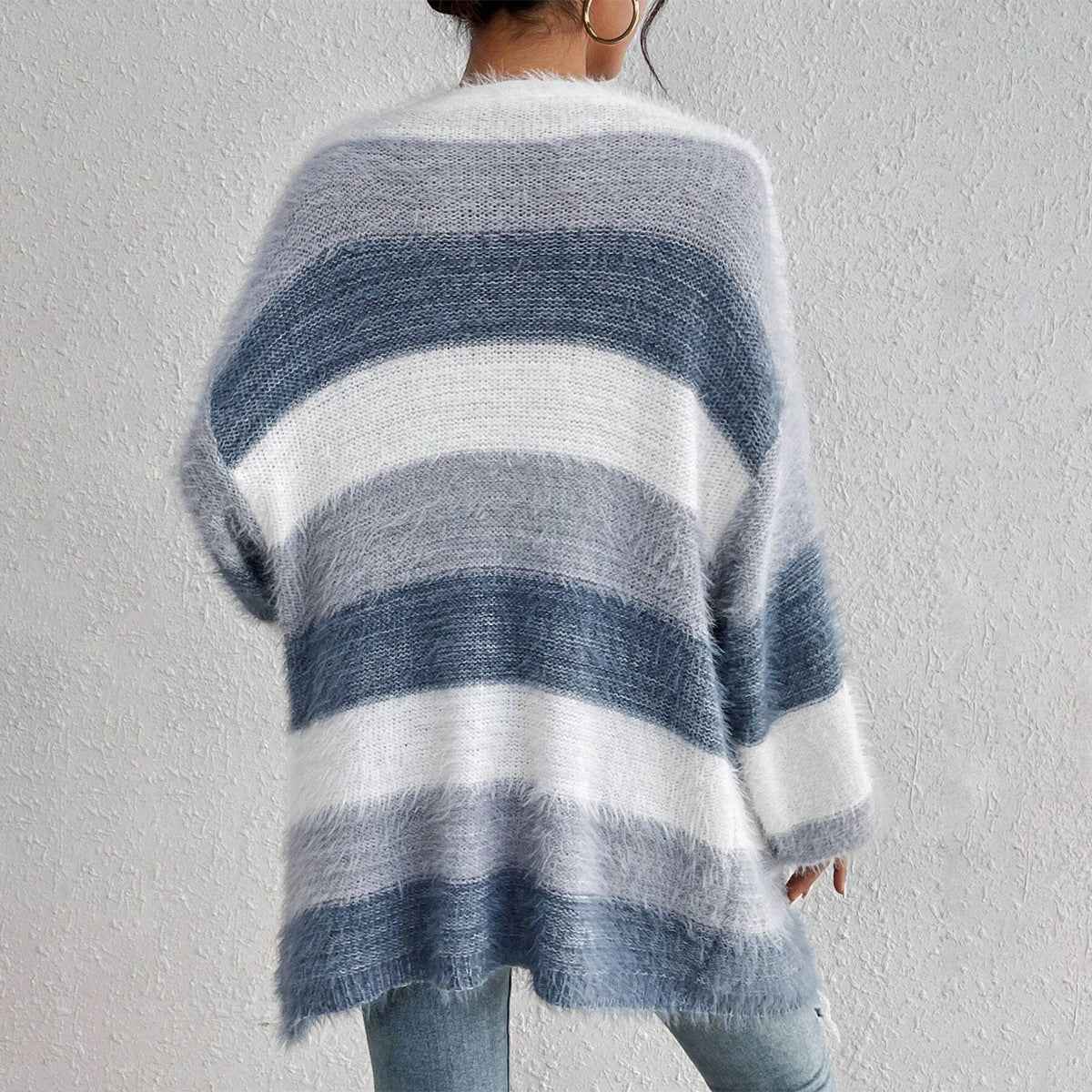 JULIETA™ Ultra-Soft Offener Frontcardigan mit Langarm und Flauschigem Stoff