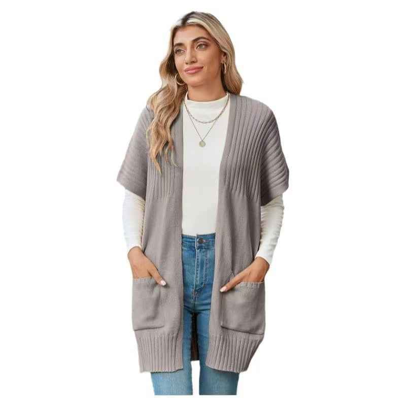 CASSAVA™ leichte Strickjacke mit offener Front – müheloser Alltags-Layer