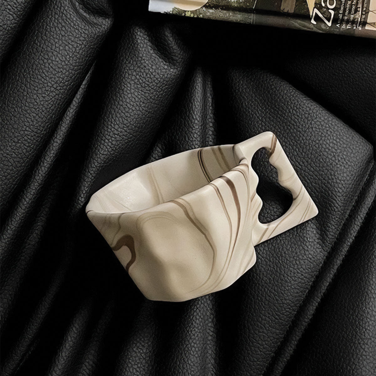 Achteckige Elegantissima Tasse | Elegantes Trinkgeschirr für einen modernen und raffinierten Stil