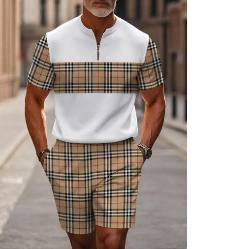 2-teiliges Set mit Kurzarm und Reißverschluss - Roborro