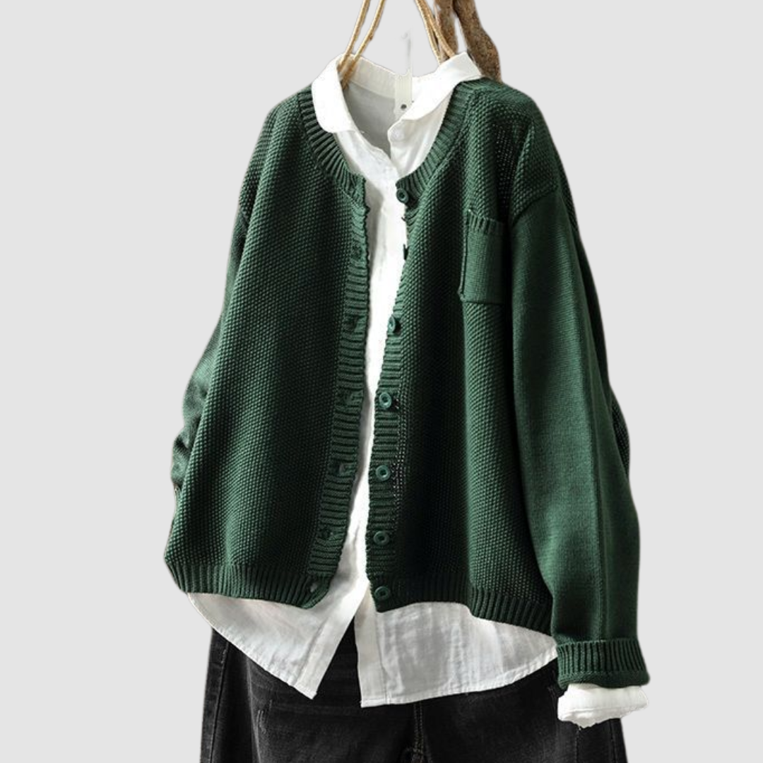 Amanda - Ultra Komfortabler und Eleganter Strickcardigan