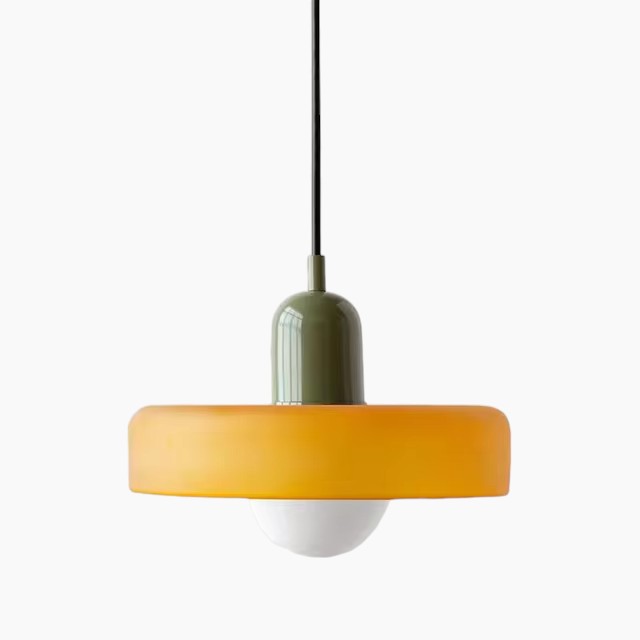 Pendelleuchte Glas für Esszimmer mit LED 10
