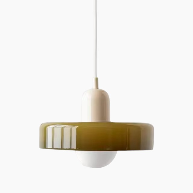 Pendelleuchte Glas für Esszimmer mit LED 12