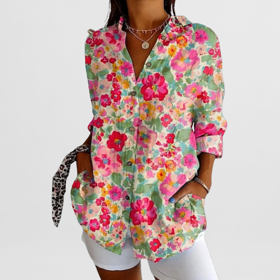 Philine – Locker geschnittene Printbluse 4