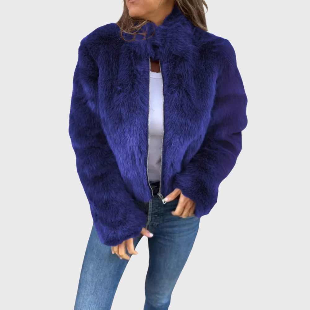 Giacca in pile termico Teddy Heather - ultra calda e accogliente