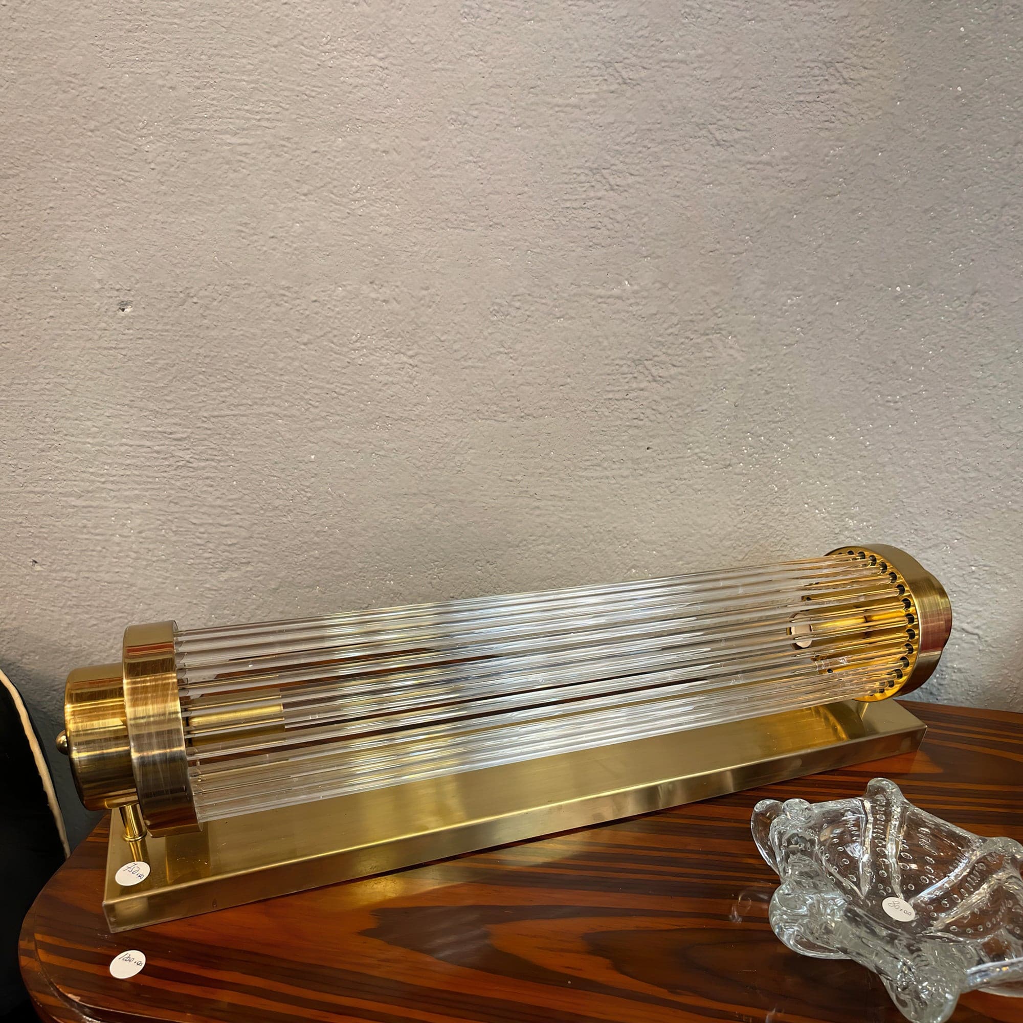 Elarisca - Charmante Vintage Gläserne Wandleuchte mit LED für einen Retro-Look