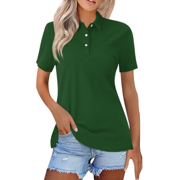 Priscella – Klassisches Polo-Top mit Knöpfen 7