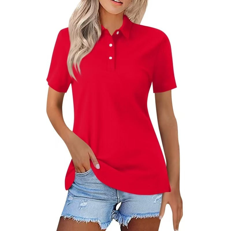 Priscella – Klassisches Polo-Top mit Knöpfen 8