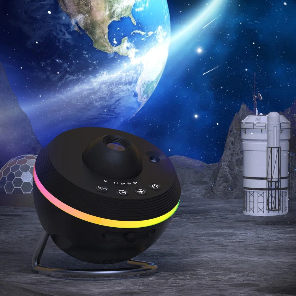 Weltraum-Projektionslampe – Galaxie Sternenprojektor für Raumambiente