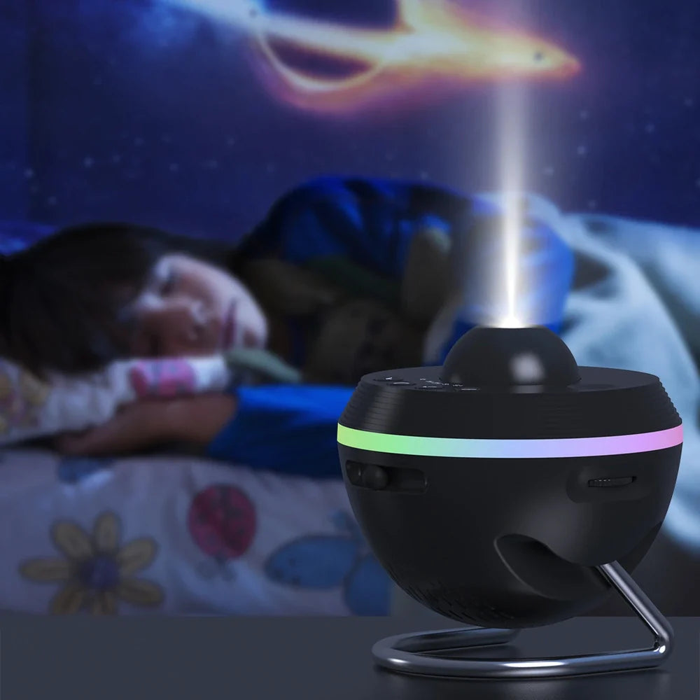 Weltraum-Projektionslampe – Galaxie Sternenprojektor für Raumambiente