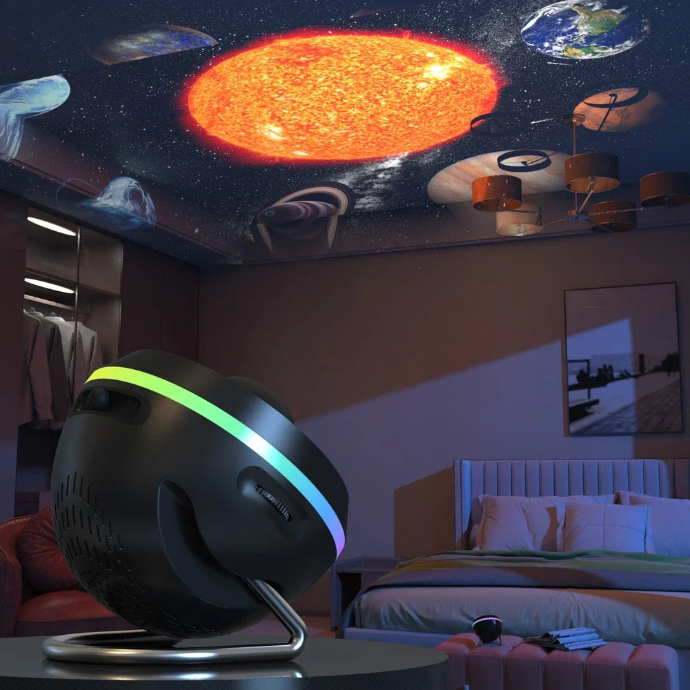 Weltraum-Projektionslampe – Galaxie Sternenprojektor für Raumambiente