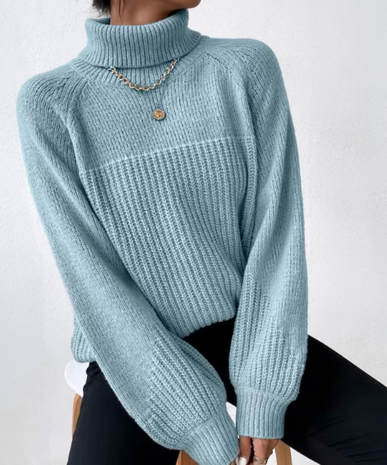 Eleganter Damen Rollkragenpullover für stilvollen Komfort