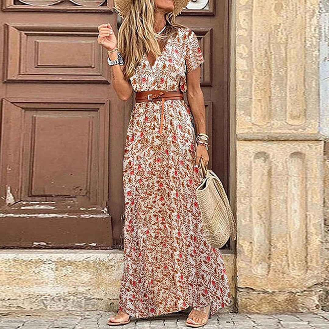 Liora | Maxi-Kleid im Ibiza-Stil + GRATIS Gürtel