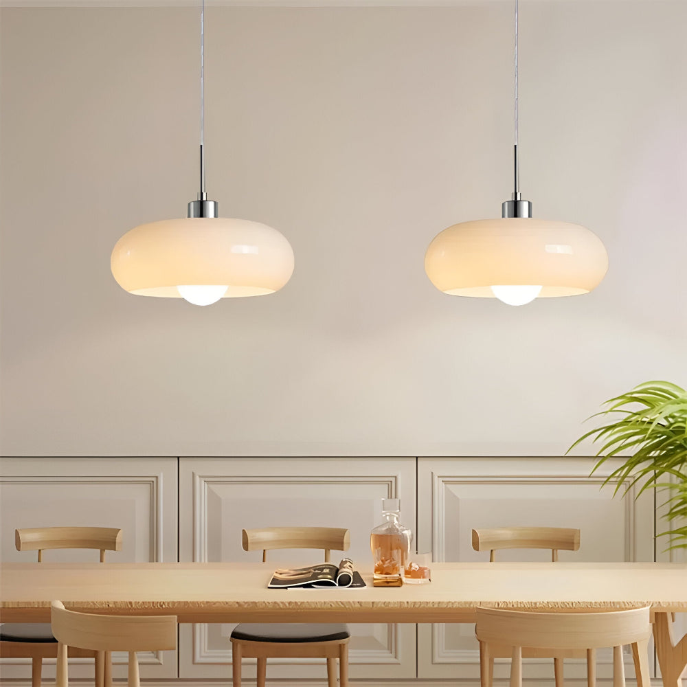 Cirquella Bauhaus Glas-Pendelleuchte - Rundes Design