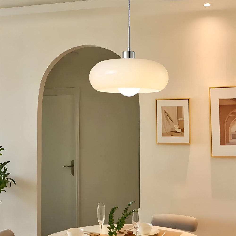 Cirquella Bauhaus Glas-Pendelleuchte - Rundes Design