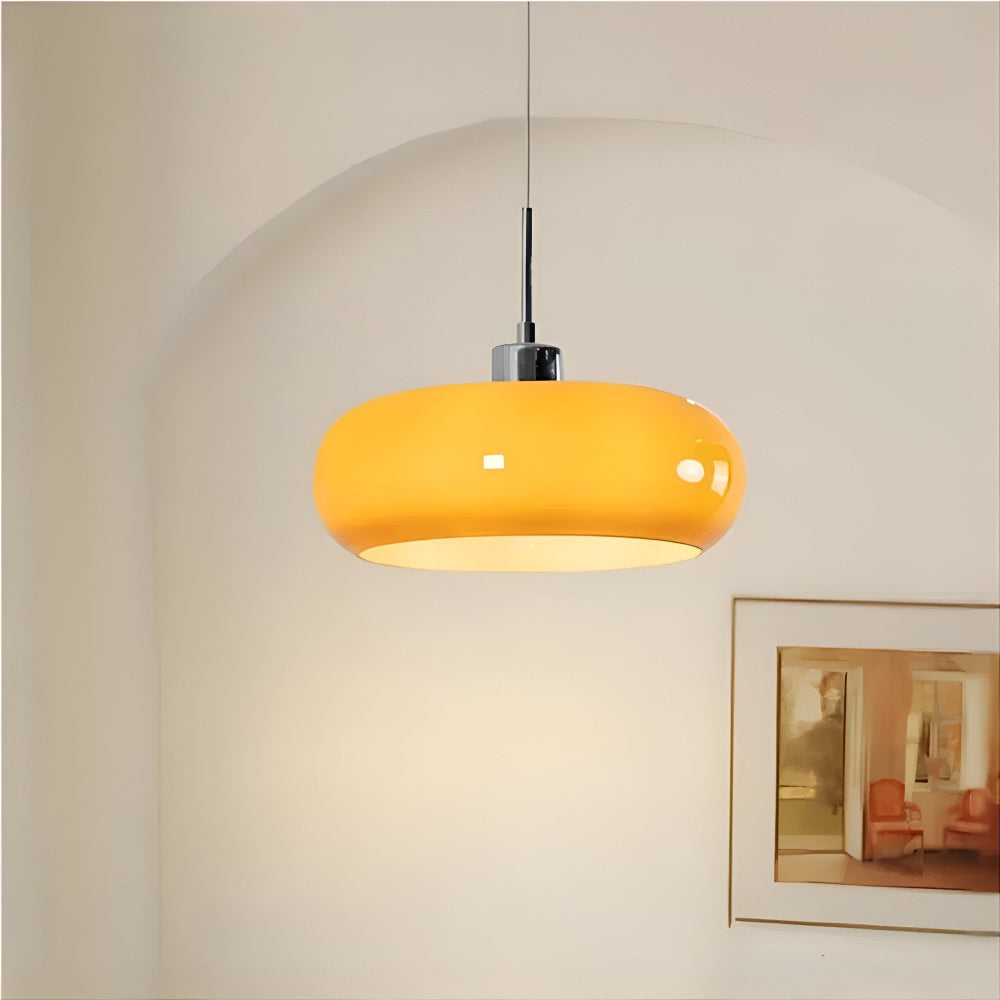 Cirquella Bauhaus Glas-Pendelleuchte - Rundes Design