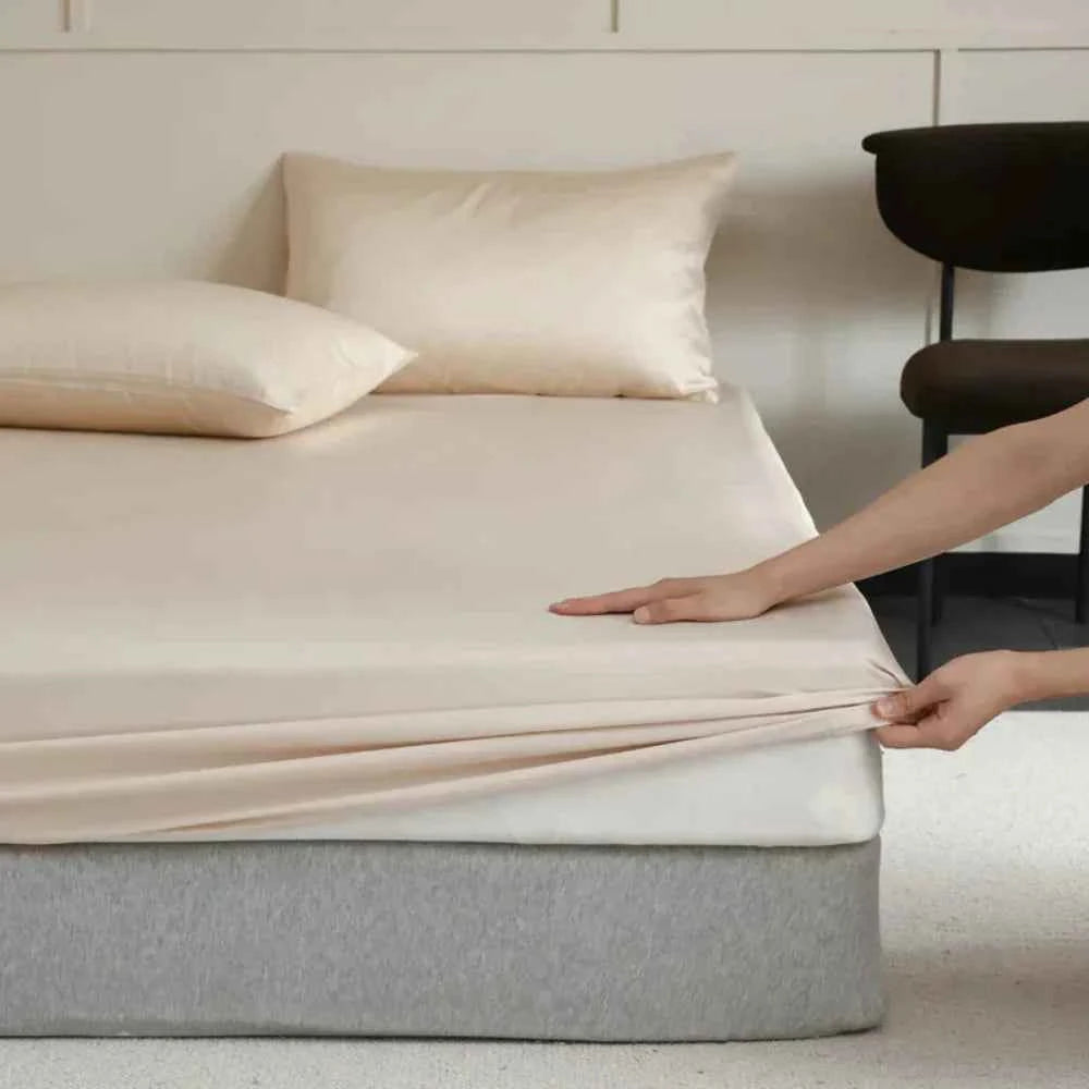 Royalis - Luxuriöses Maulbeerseiden-Spannbettlaken für höchsten Schlafkomfort