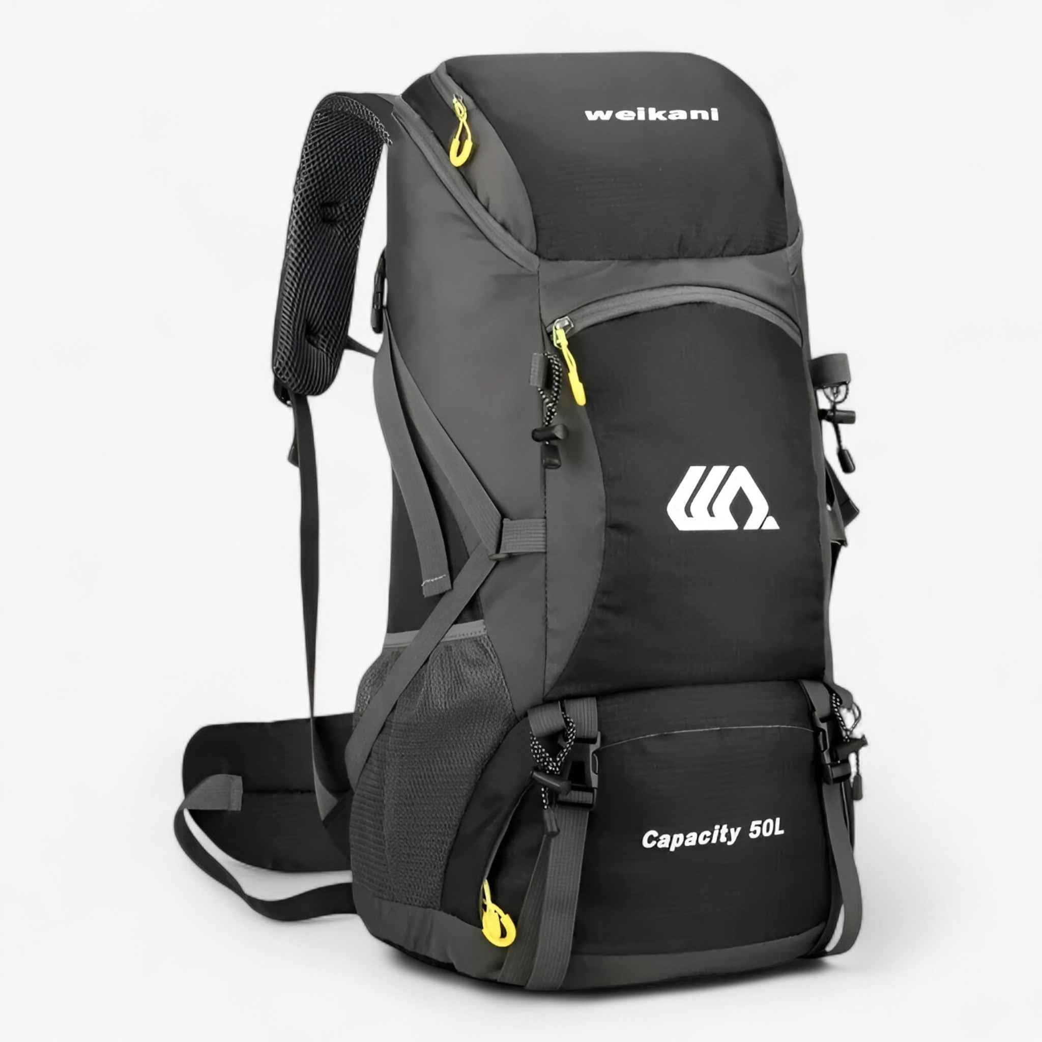 Rucksack Herren 50L Multifunktional Schwarz