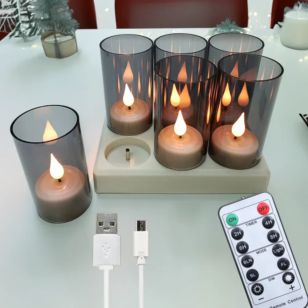 Flickerflex - Flackerkerzen LED mit Flammenloser Beleuchtung für eine Elegante und Sichere Dekoration