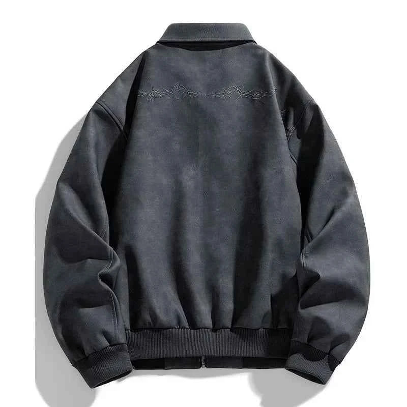 Elegante und trendige Wildlederjacke Anthrax