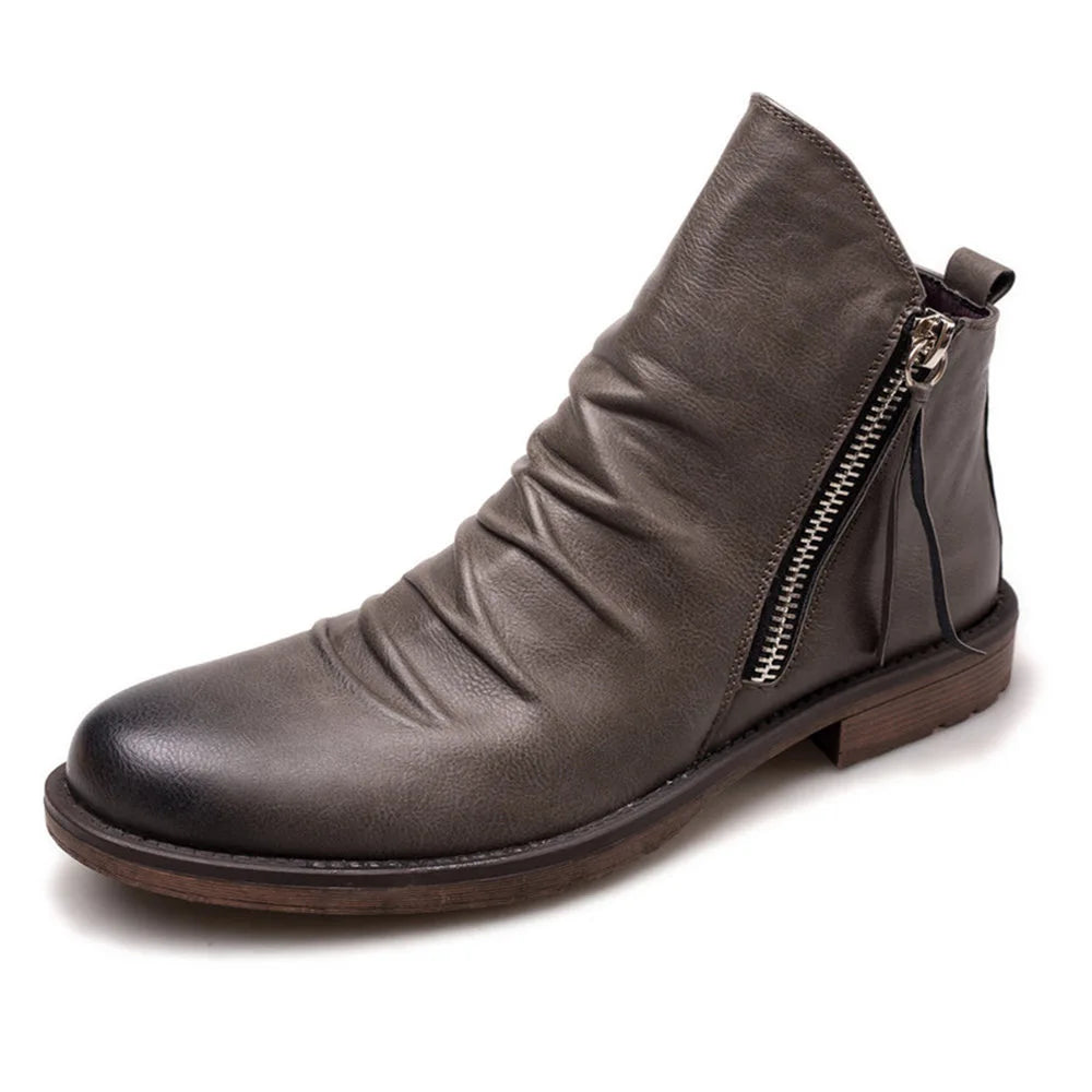 Owens – Modische Leder-Chelsea-Stiefel für einen trendigen Look