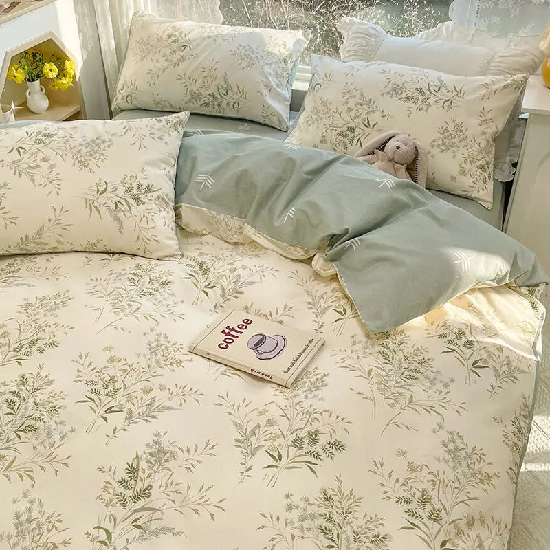 Seraphora - Luxuriös Weiches Blumen Bettwäsche-Set für Ultimen Komfort