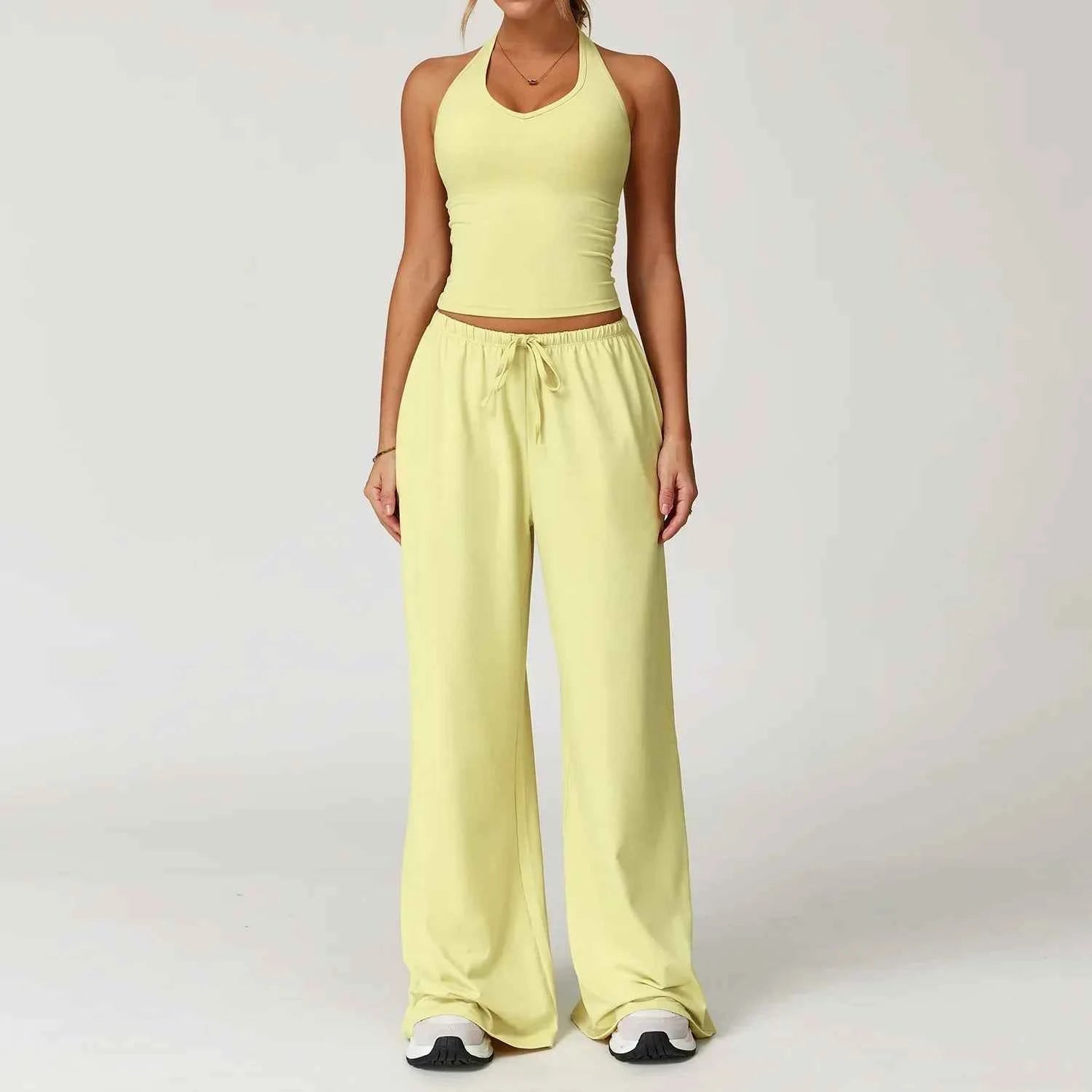 Eleanor Damen Winter Casual-Hosen mit weitem Bein und lockerer Passform