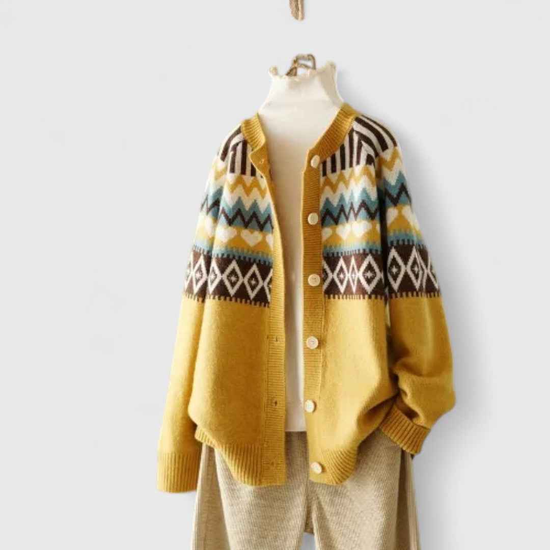 Amara - Eleganter Cardigan Pullover für einen bequemen Stil